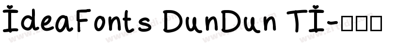 IdeaFonts DunDun TI字体转换